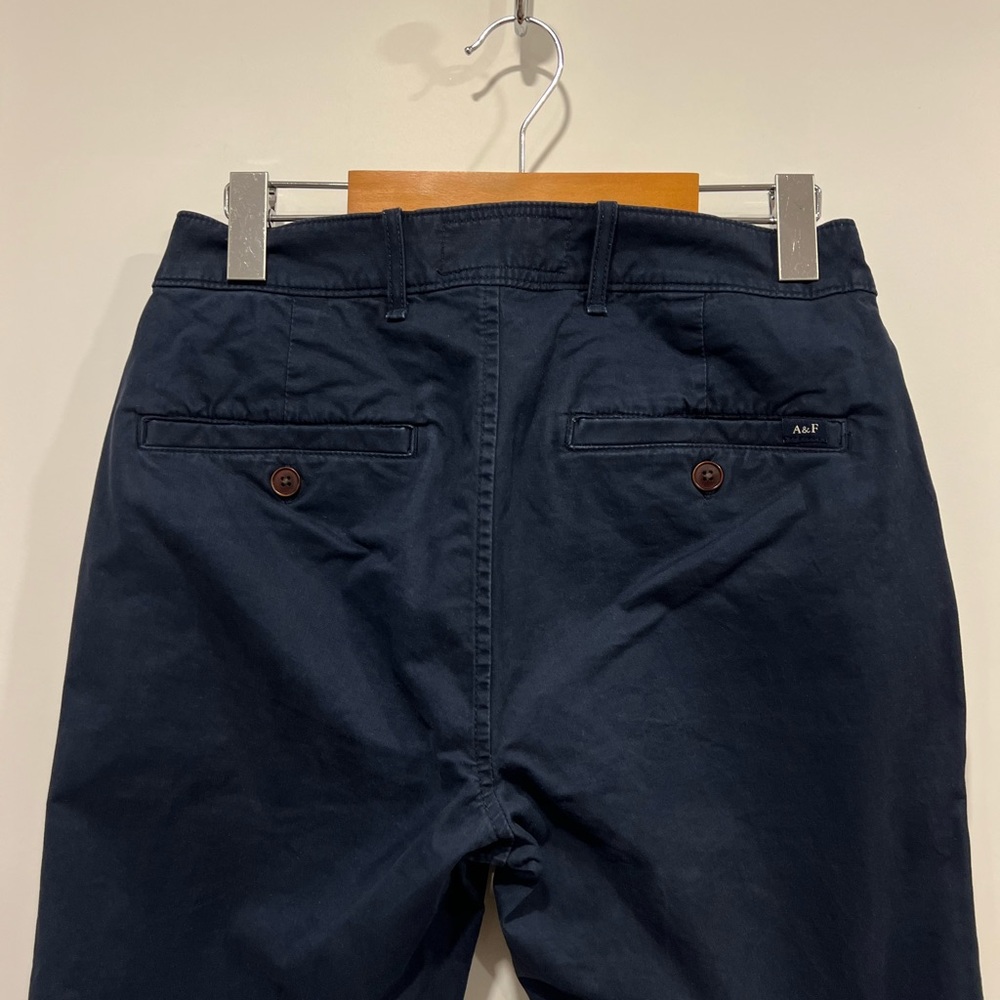 Abercrombie & Fitch Navy Super Skinny Stretch Pants - Picture 9 of 11